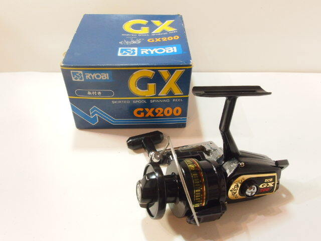 ...　GX200 RYOBI GX 200  катушка для спиннинга 　 старый  катушка  (34487