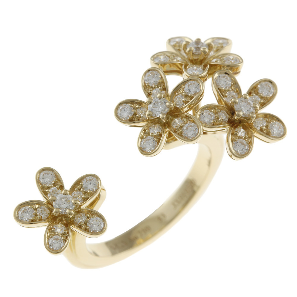 ... Leaf  ＆... ... ... ...  дверь   кольцо    кольцо   12.5 номер   18 золото  K18 золотой   женский  Van Cleef & Arpels  подержанный товар   красивая вещь