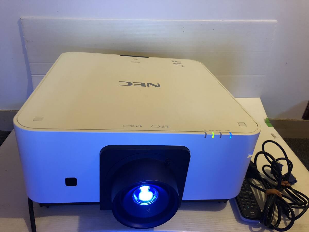 NEC NP-PX602WL-WHJD  лазер  источник света  　6000... HDMI DISPLAYPORT　... функция 　 лампа  максимум  остаток 13000 время
