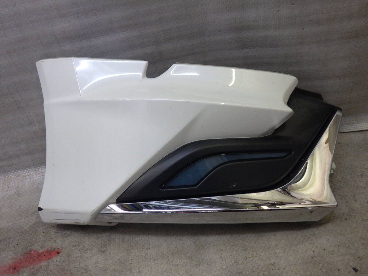 Ω  Modellista  MXUA80 MXUA85 Harrier  оригинальный  обвес   передний  спойлер  на запчасти    хром  накладка  LED подсветка  правый   дневной свет