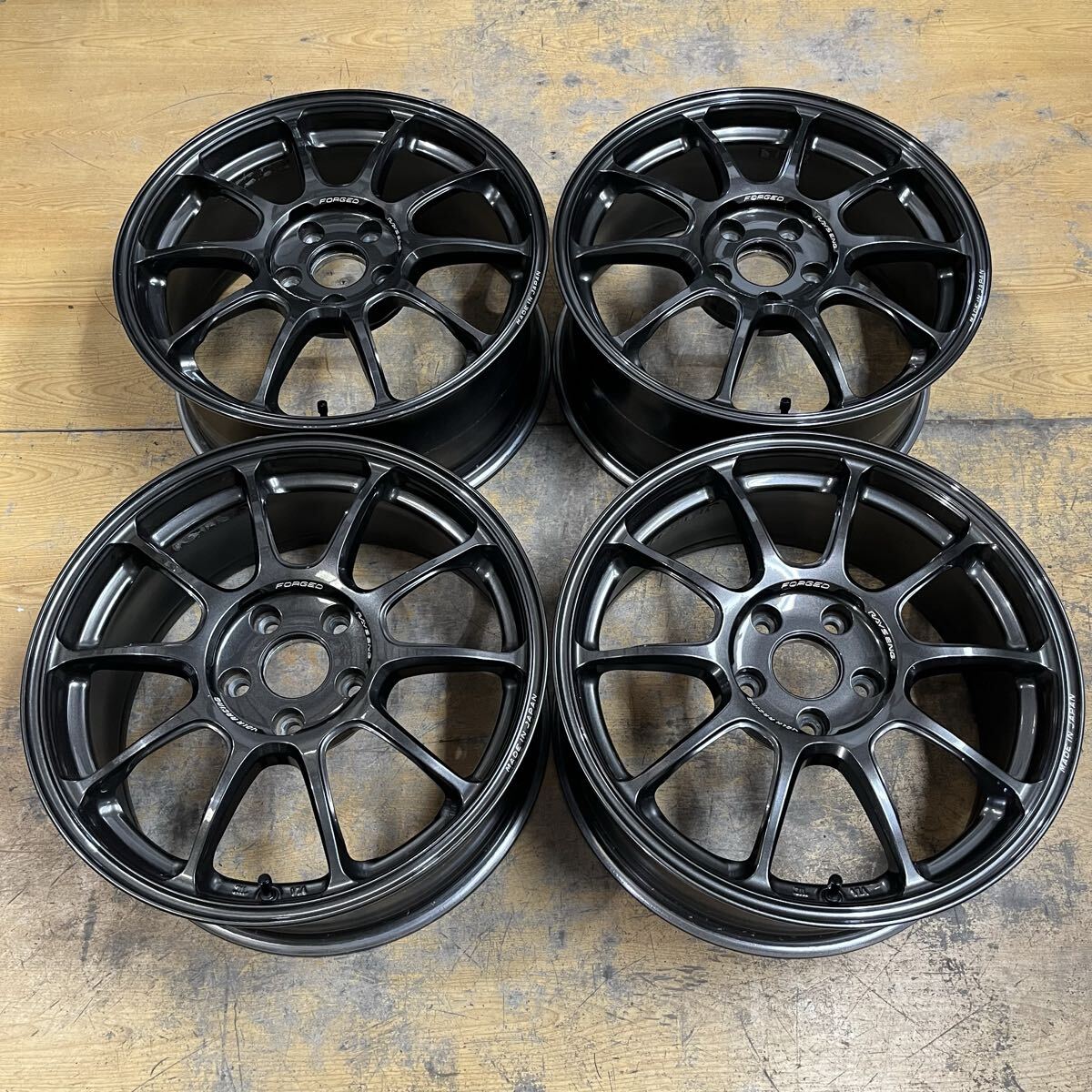 C684 RAYS VOLK ZE40 7.5J 17 дюймов  5H 112 +44  4 штуки   кованный  FORGED  Rays  ... BMW MINI F55 F56  mini  и др.  подержанный товар  алюминиевый диск