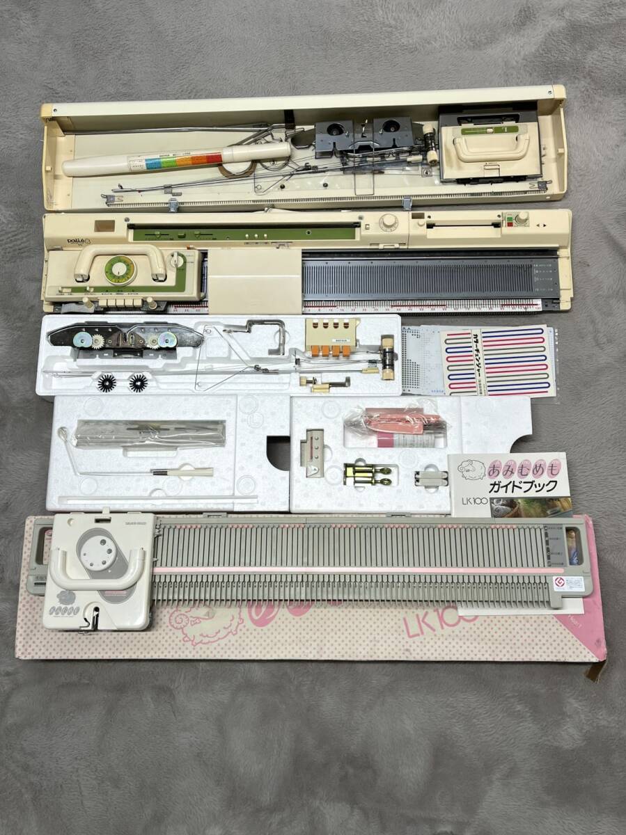 【W704】  вязальная машинка   2шт.  комплект   BROTHER  brother  KH-881 palie8  Palie  KHC-800 / SILVER REED ... тоже  LK100  SILVER REED b