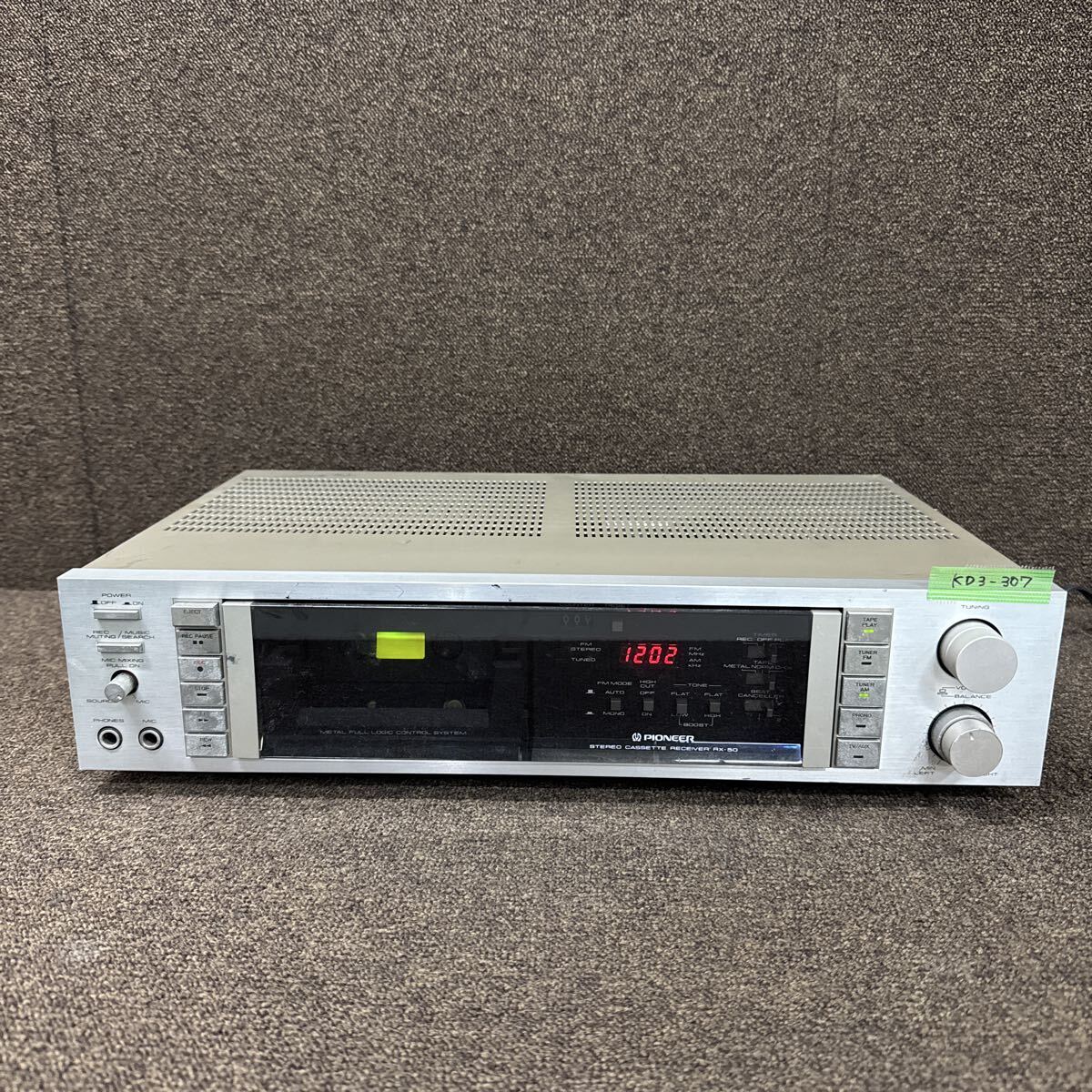 KD3-307  очень дешево   кассетная дека  PIONEER RX-50 STEREO CASSETTE TAPE DECK  простой  проверено на работоспособность   подержанный товар  товар в состоянии "как есть"