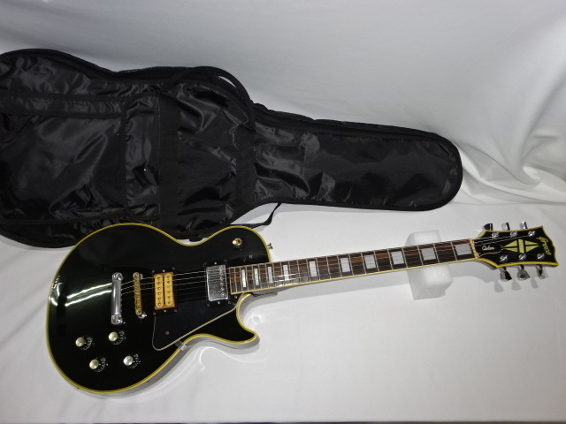 greco  　 Les Paul  custom 　 рабочий товар  　 царапины  большое количество 　 текущее состояние  　 черный