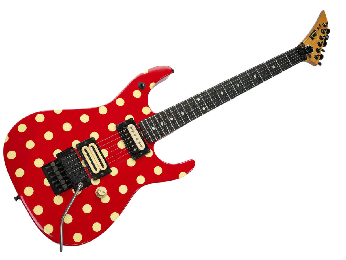 ... редкий  ESP MIRAGE CUSTOM ORDER MODEL ... красное дерево    реверс   голова   ... большой ... ... голова    сделано в Японии