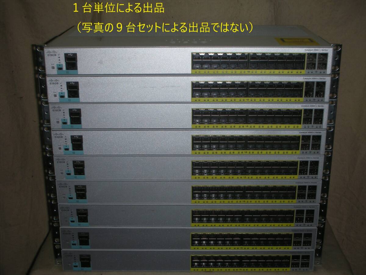 ☆ остаток  5 штук  ！Cisco Catalyst 2960-L [WS-C2960L-24PS-LL V01]！(#J0-742)「100 размер  」☆