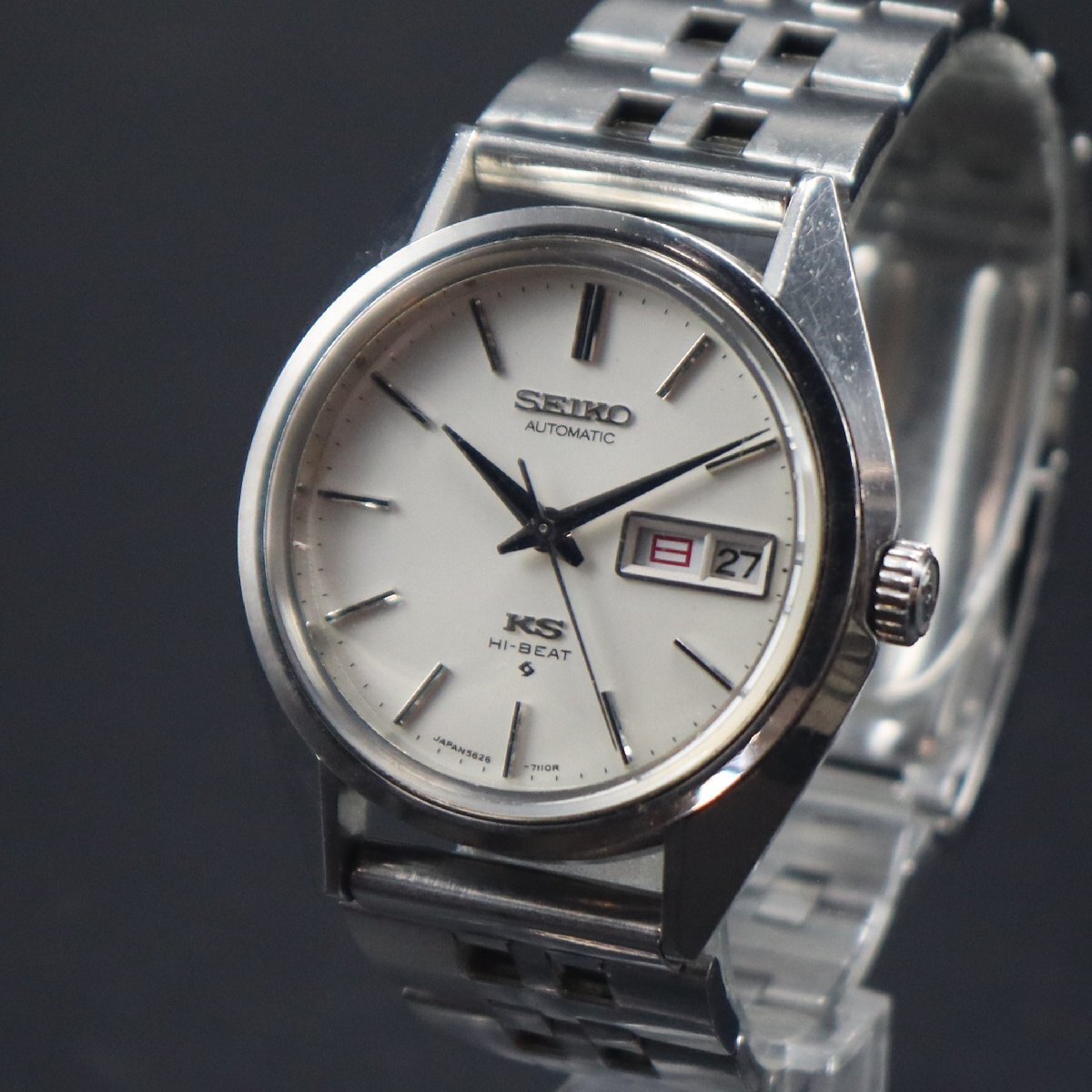 ... товар в хорошем состоянии  KING SEIKO 56KS ... Seiko   ... 5626-7113 Cal.5626B  автоматически   книги  25 камень  1974 год  ...  день   день  ... BAMBI пр-во  ...  мужской