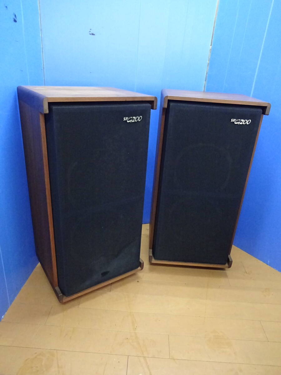 M600★SANSUI  Sansui 　SP-G200  динамик ！ пара   рабочий товар    гарантия  включено   основной магазин  Передача товара из рук в руки OK★2602