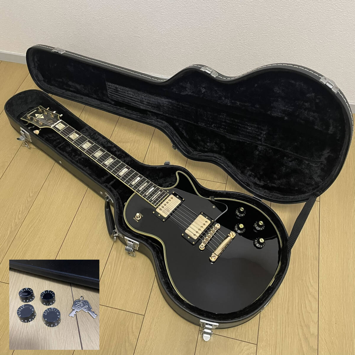 【 красивая вещь 】YAMAHA LP800C CUSTOM HC включено 　 Япония  винтаж   YAMAHA  Les Paul    custom 　MADE IN JAPAN