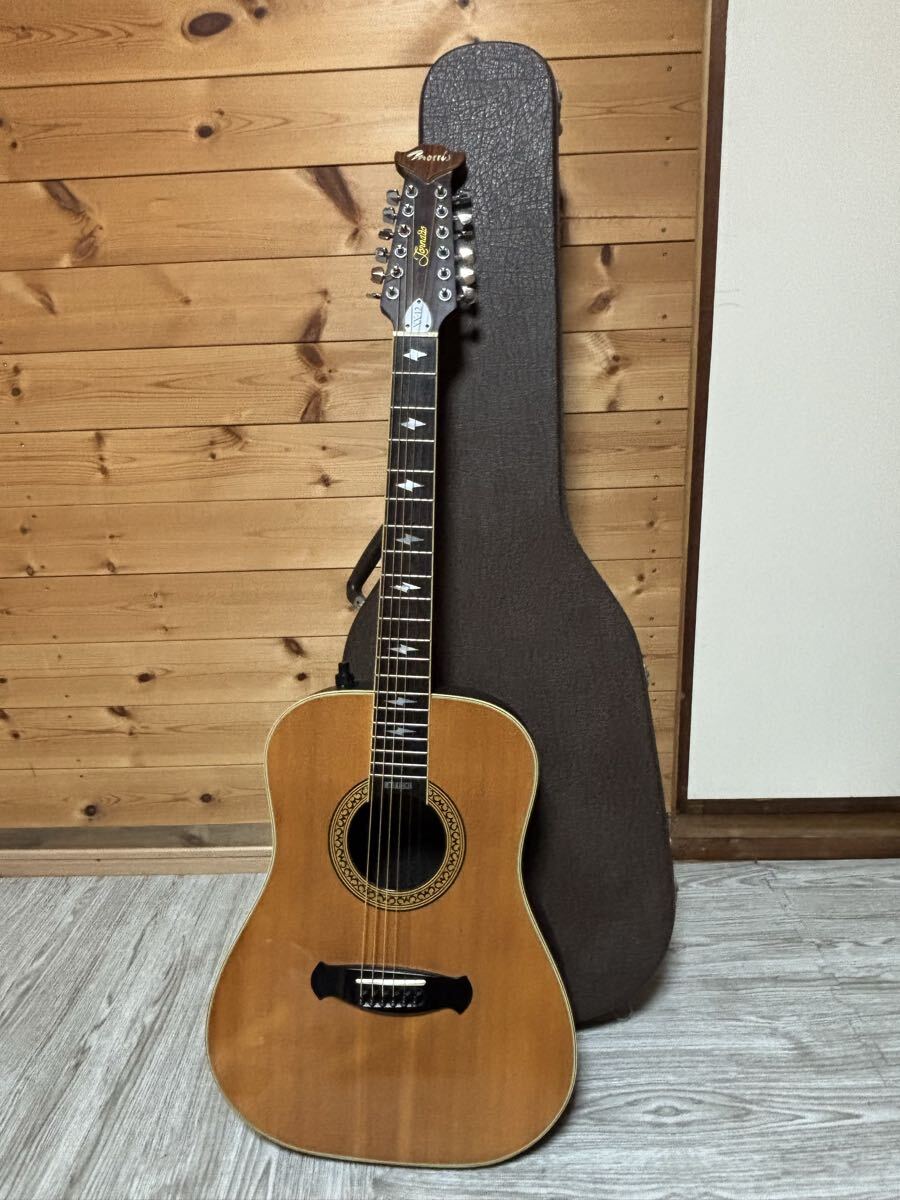 Morris Tornado XX-12 12 струны  ... редкий ... гитара   товар в состоянии "как есть"   на работоспособность не проверялось   жесткий   чехол  прилагается ...