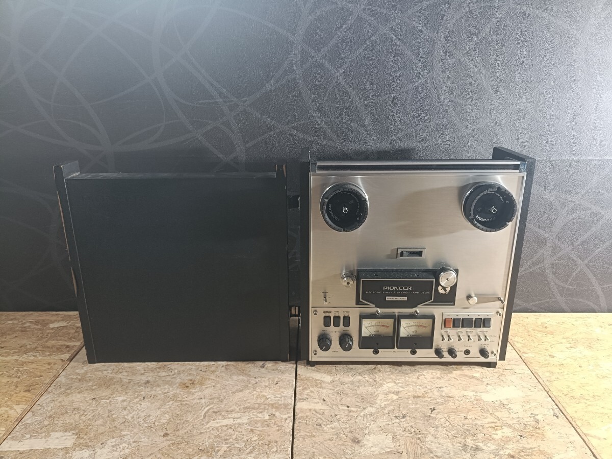 (ZSJ001)１  йен 〜  Pioner   стерео  катушечный   магнитофон   RT-1050  сам товар   только  PIONEER  звук   прибор   аудио аппаратура    лента   дека   товар в состоянии "как есть"