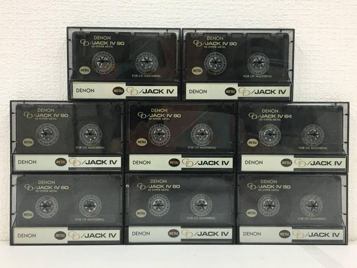 ●○...045 DENON  кассета  лента   METAL POSITION  металлический   XX-HYPER METAL CD/JACK IV/90  остальное  8 шт.   комплект  ○●