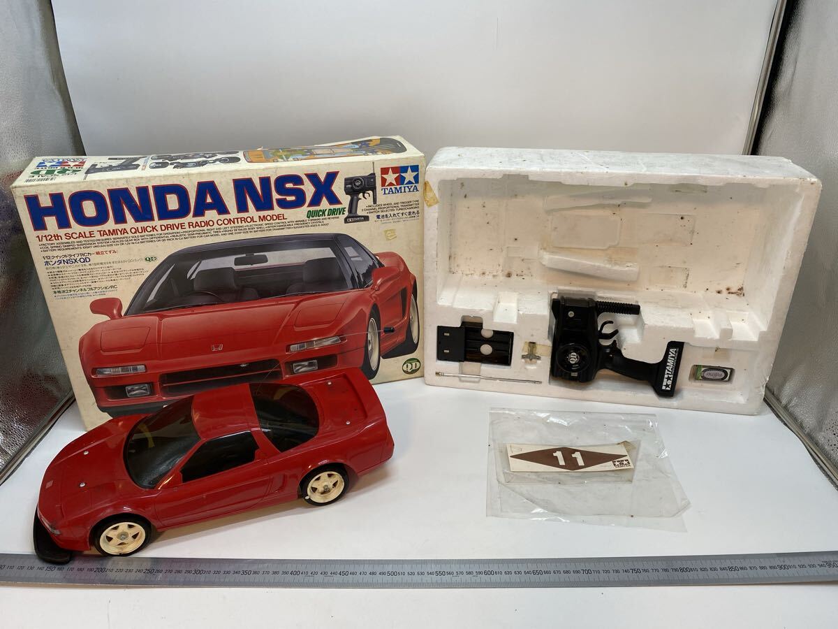 12E8【 продаю как нерабочий    не проверялся 】 Tamiya   ... drive RC машина  серия  No.14 1/12  Хонда  NSX  красный   радиоуправление