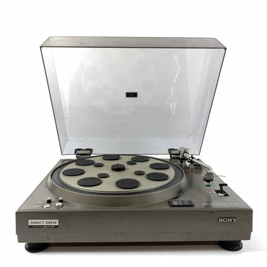 SONY  Sony PS-4750  проигрыватель пластинок  SBMC/... диск  *  ... метод   прямой   drive  EP адаптер  идет в комплекте ◆ рабочий товар