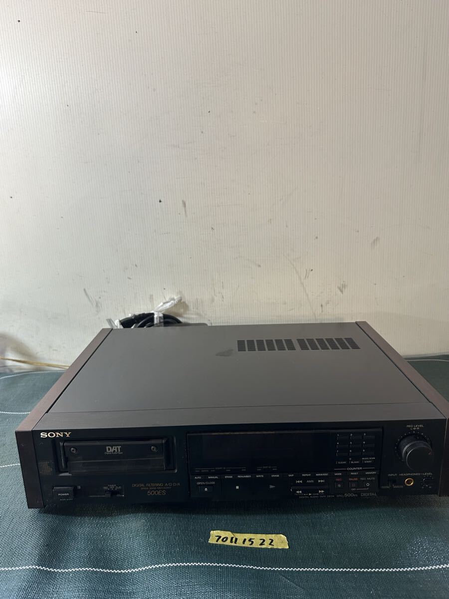 ★ SONY DTC-500ES DAT дека 　 включение питания   проверка   только 　 подержанный товар  текущее состояние  ★bb713