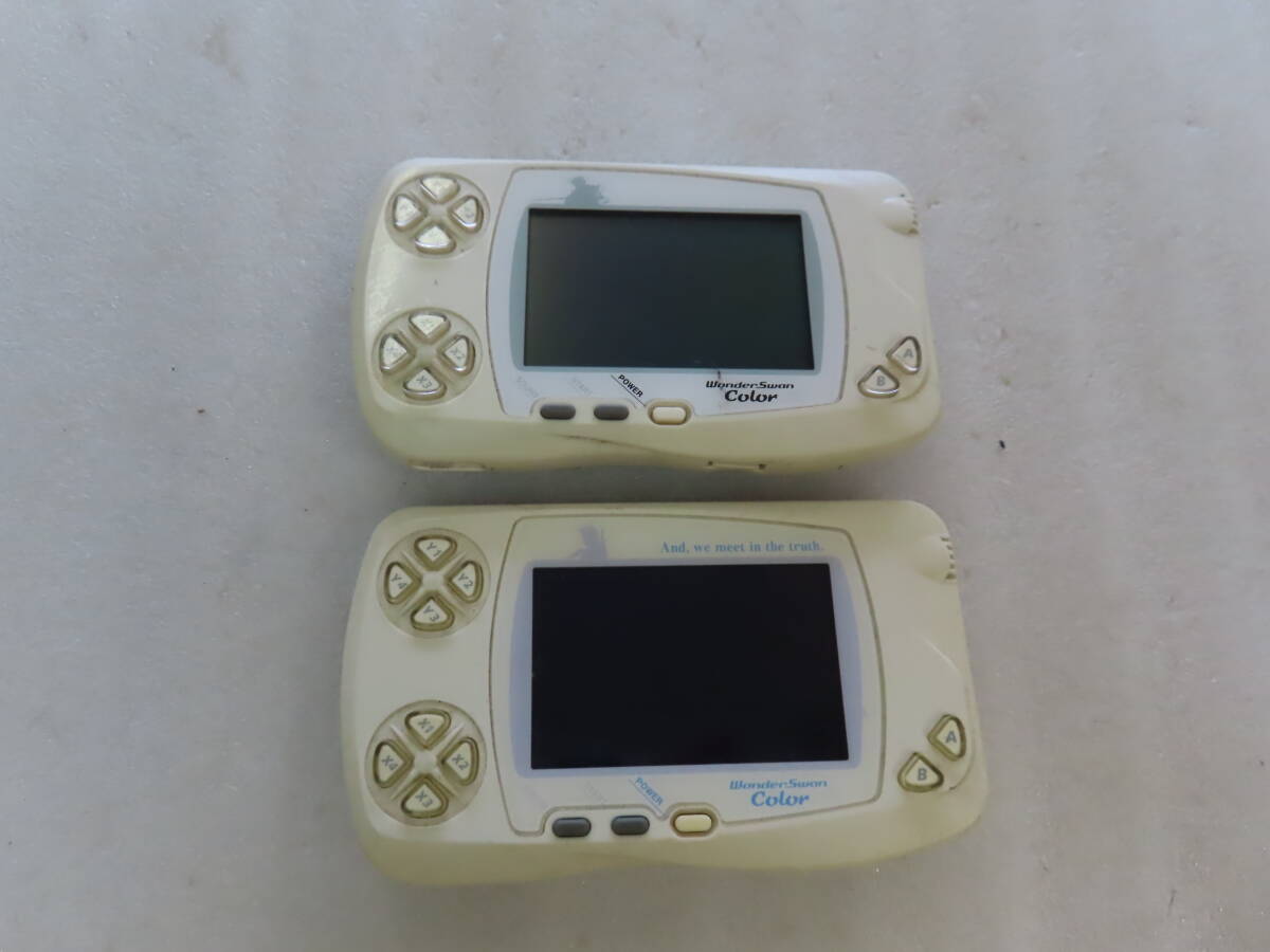 ★ продаю как нерабочий  　BANDAI Wander Swan Color WSC-001  чудо ... цвет × 2шт. 　... fan  ...　　③