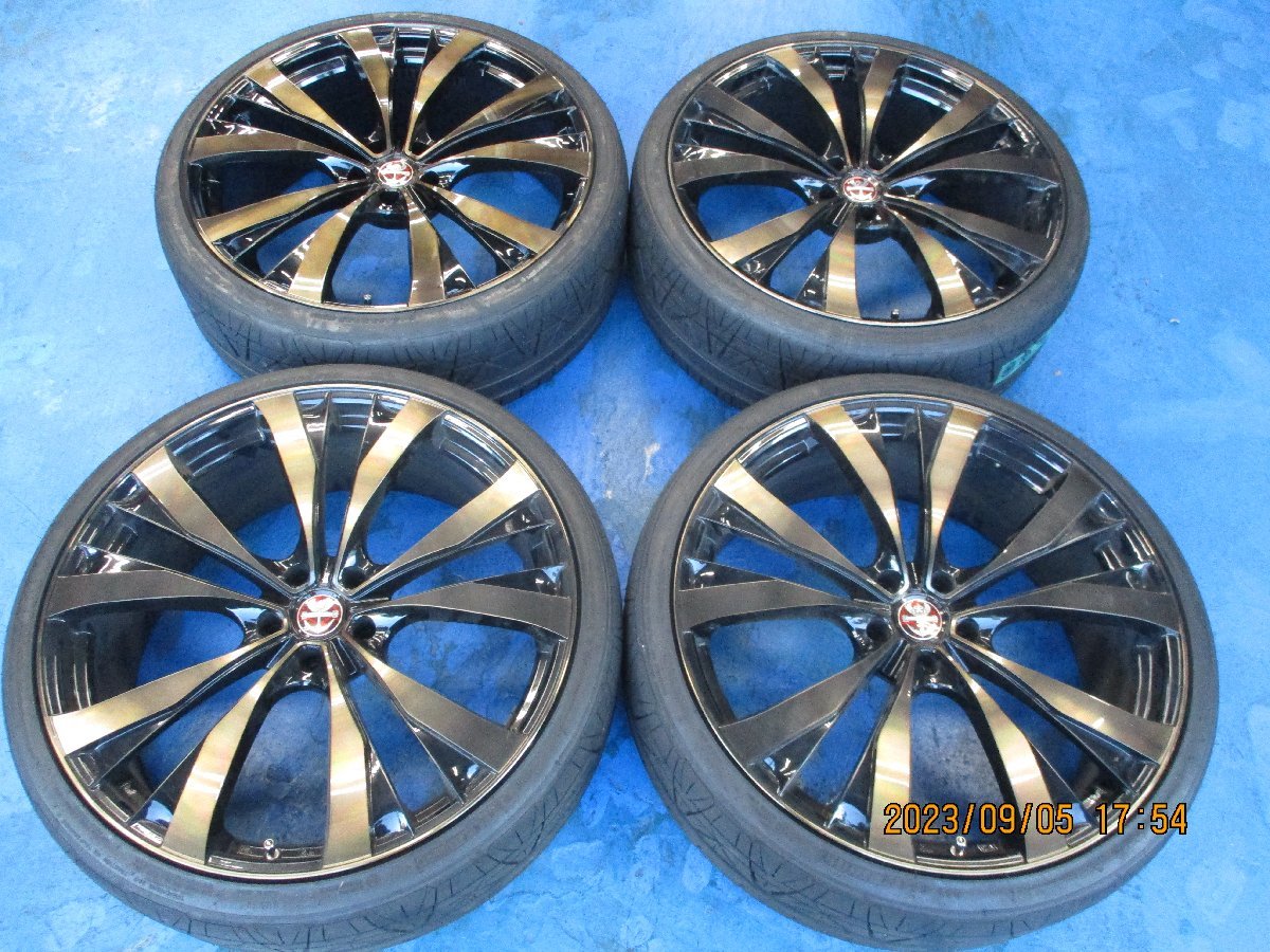 подержанный товар  4 штуки 　PREMIX *   вязаный  ...　INVO　２４５/３０－２２　７．５ｍｍ　２０２２ год выпуска 　３０ кузов  Alphard  *   Vellfire   и тд. （４０ кузов   невозможно ）
