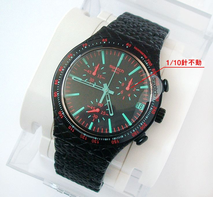 получение  ... трудности ★...  хронограф ★Reptile Light Blue★ дата   функция  идет в комплекте ★SWATCH★ батарея  заменил  ★ неиспользуемый ★1/10 секундная стрелка   повреждение  ★ Omega  любимый  тоже  смотреть
