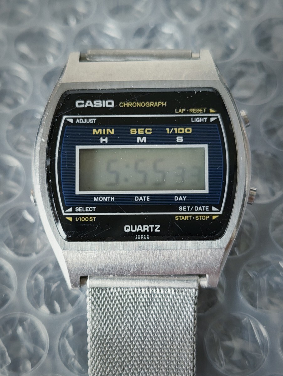 【 работа   товар 】CASIO  casio   VINTAGE 1979's 60QS-20  цифровая   мужской   наручные часы  JN16
