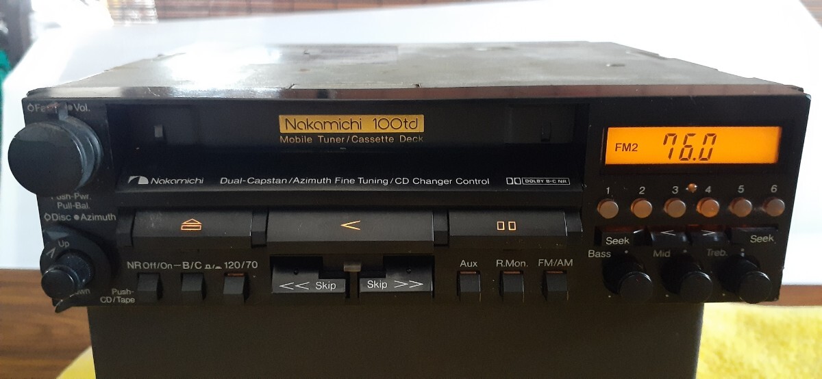 название ... Nakamichi　 nakamichi   кассетная дека  100td  включение питания   проверка OK товар