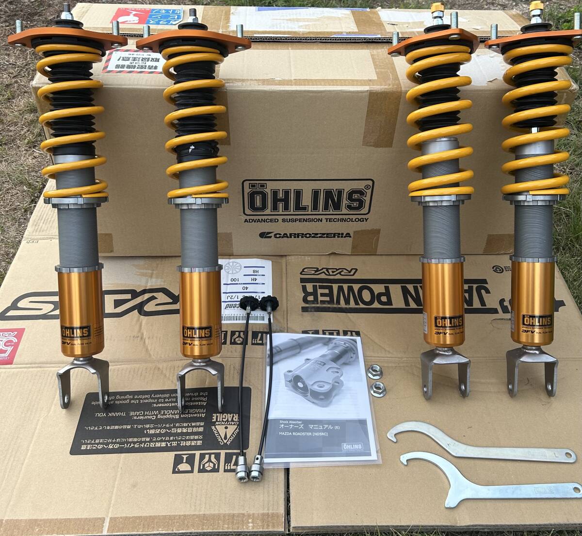【 красивая вещь 】OHLINS ... DFV  Общая длина регулируемый   регулировка высоты машины   полный   комплект ND модель    roadster （ND5RC / NDERC） для