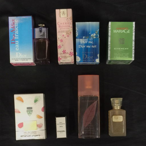 Dior  Addict eau fraiche ... De   туалетная вода   остальное  ...  Guerlain   и др.  женский   духи   разные   общий вес  около 1.2kg