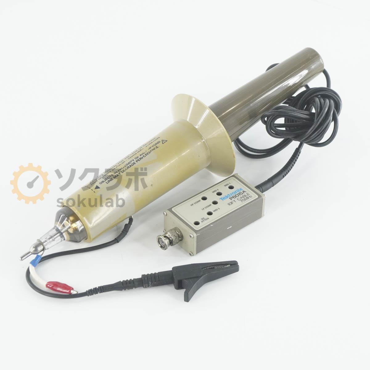 [DW] 8 число  гарантия  P6015A Tektronix 75MHz 10FT 1000:1  Tektronix  HIGH VOLTAGE PROBE  высота   эл. напряжение  зонд [08488-0068]