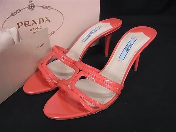 1  йен  ■ красивая вещь ■ PRADA ... ... палатка   кожа   каблук   сандалии   обозначение  размер   38( около 23cm)  обувь  ... ...  женский  ... розовый  кузов  DB5607
