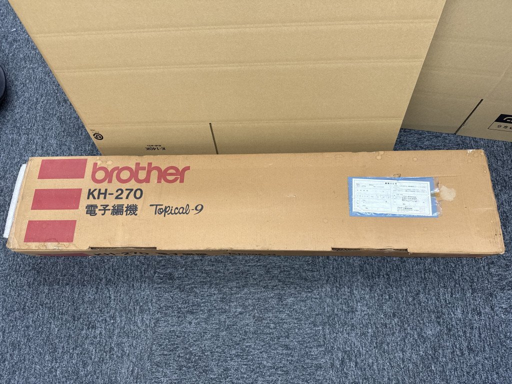 ▽  неиспользуемый  brother  brother   вязальная машинка  KH-270 topical-9  Topical 9  товар в состоянии "как есть"  KB254219
