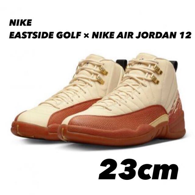 NIKE EASTSIDE GOLF X AIR JORDAN 12 'MUSLIN/BLACK BURNT SUNRISE' DV1758-108 23cm