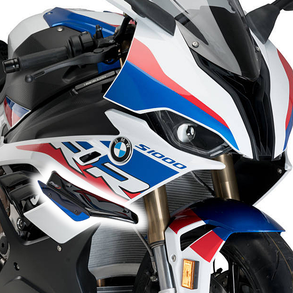 SALE! Puig 3636A SIDE SPOILER WINGLET [BLUE] BMW S1000RR (19-22) ...  обтекатель   бок   спойлер   крыло ...
