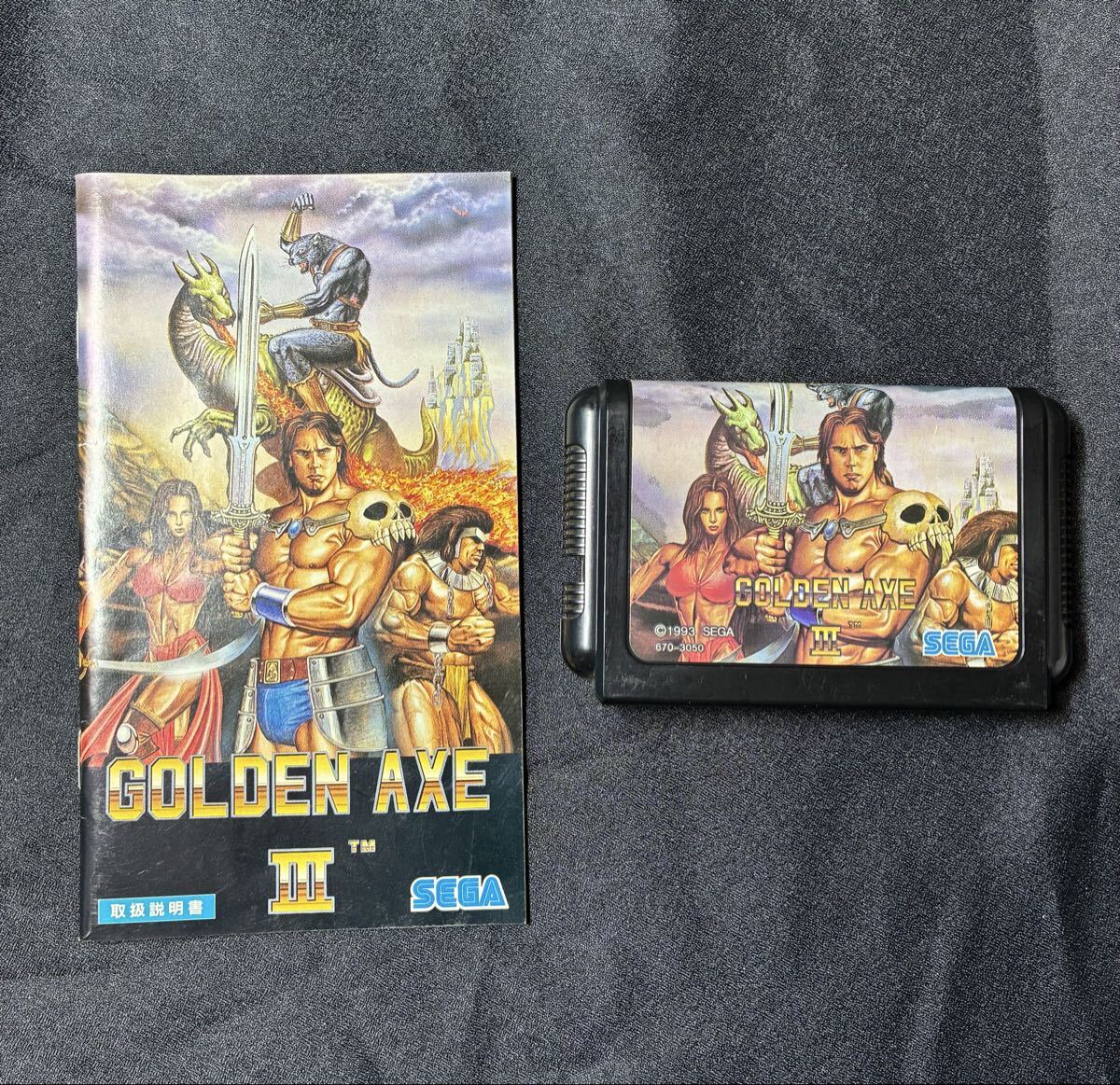 mega   drive   золотой ...III GOLDEN AXE III  инструкция  идет в комплекте  SEGA  Sega