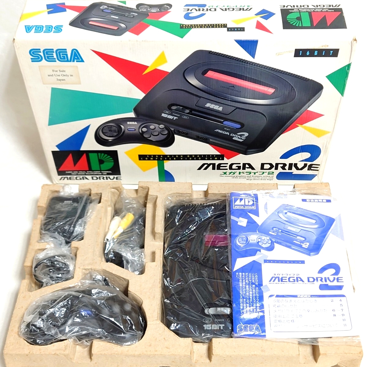товар в хорошем состоянии  MD2 SEGA  mega   drive 2  сам товар  HAA-2502  коробка  *   инструкция  *   комплектующие  идет в комплекте 　 проверено на работоспособность 　MEGA DRIVE2  коллекционер  ... товар 　1  йен  старт   доставка бесплатно