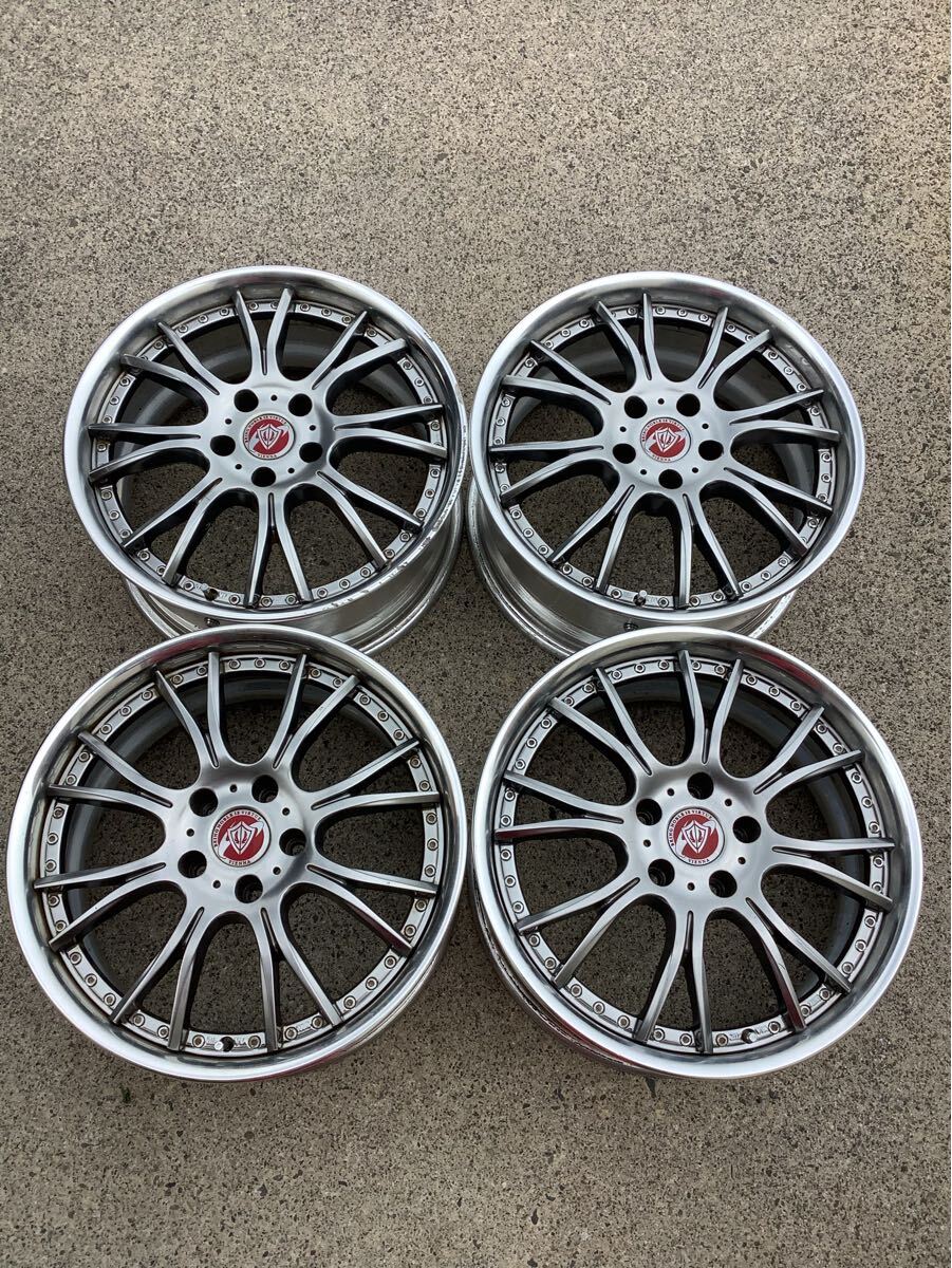 ★ популярный    SSR★...  не оригинальный  алюминиевый диск  18×8J+43 114.3-5H  подержанный товар  4 штуки