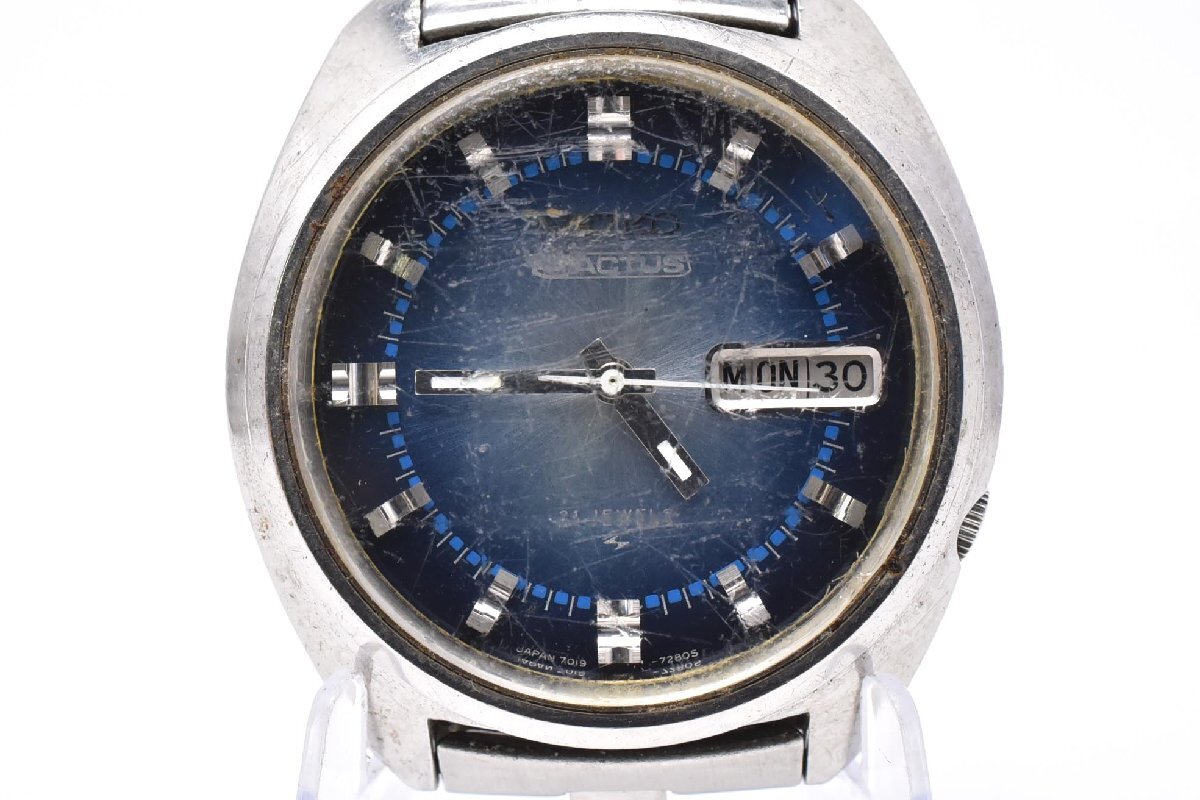 SEIKO  Seiko   5 ACTUS ... 7019-7210   серебристый  3 игла  ...  нержавеющая сталь   повседневная жизнь  водонепроницаемый  Automatic  наручные часы