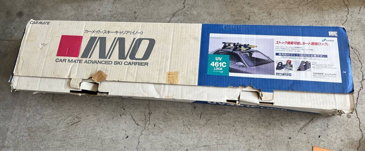 RE6382 лыжи  багажник на крышу    Carmate   INNO ... UV461C  машина  аксессуары 　 товар в состоянии "как есть" 　0721