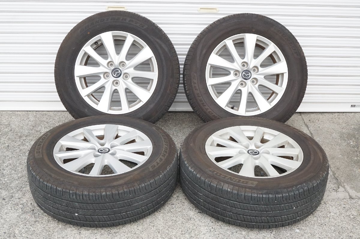 [JM][J6216917171717S] DUNLOP GRANDTREK PTS 225/65R17 102V 2024 год выпуска  MAZDA CX-5  оригинальный  шина  диск    4 штуки  комплект