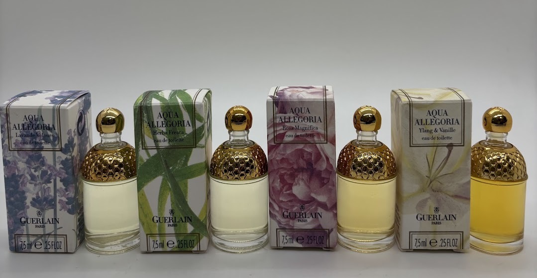 【1218】GUERLAIN  Guerlain   Aqua  ... Lego  задний  　 mini  духи  4 штуки  комплект