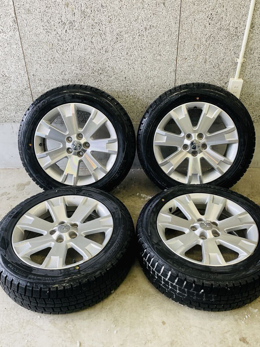 225/65R18 98Q  Mitsubishi  оригинальный  алюминиевый диск & Dunlop 　...　WM01  зимняя резина   2018 год   пр-во