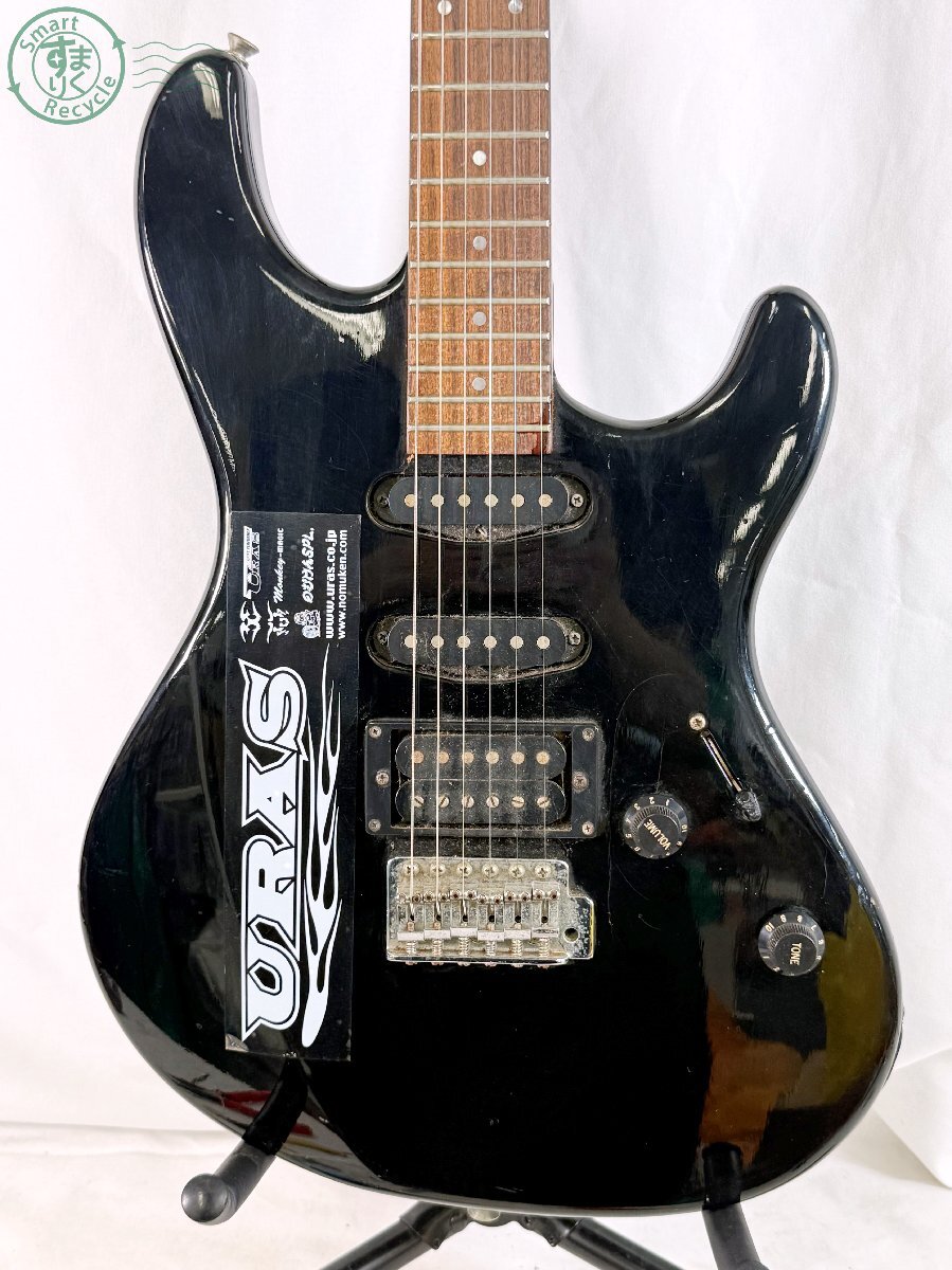 CH0904452　■ FERNANDES  FERNANDES  FR  Strat  тип   электро-гитара  черный   струнный инструмент    товар в состоянии "как есть"