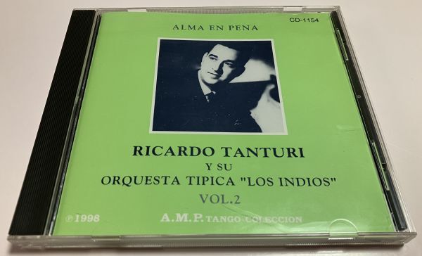 ... CD ... *   TANTO ... оркестр  ...2... RICARDO TANTURI Vol.2 ... *  ...  большой ... A.M.P TANGO COLECCION AMP CD-1154