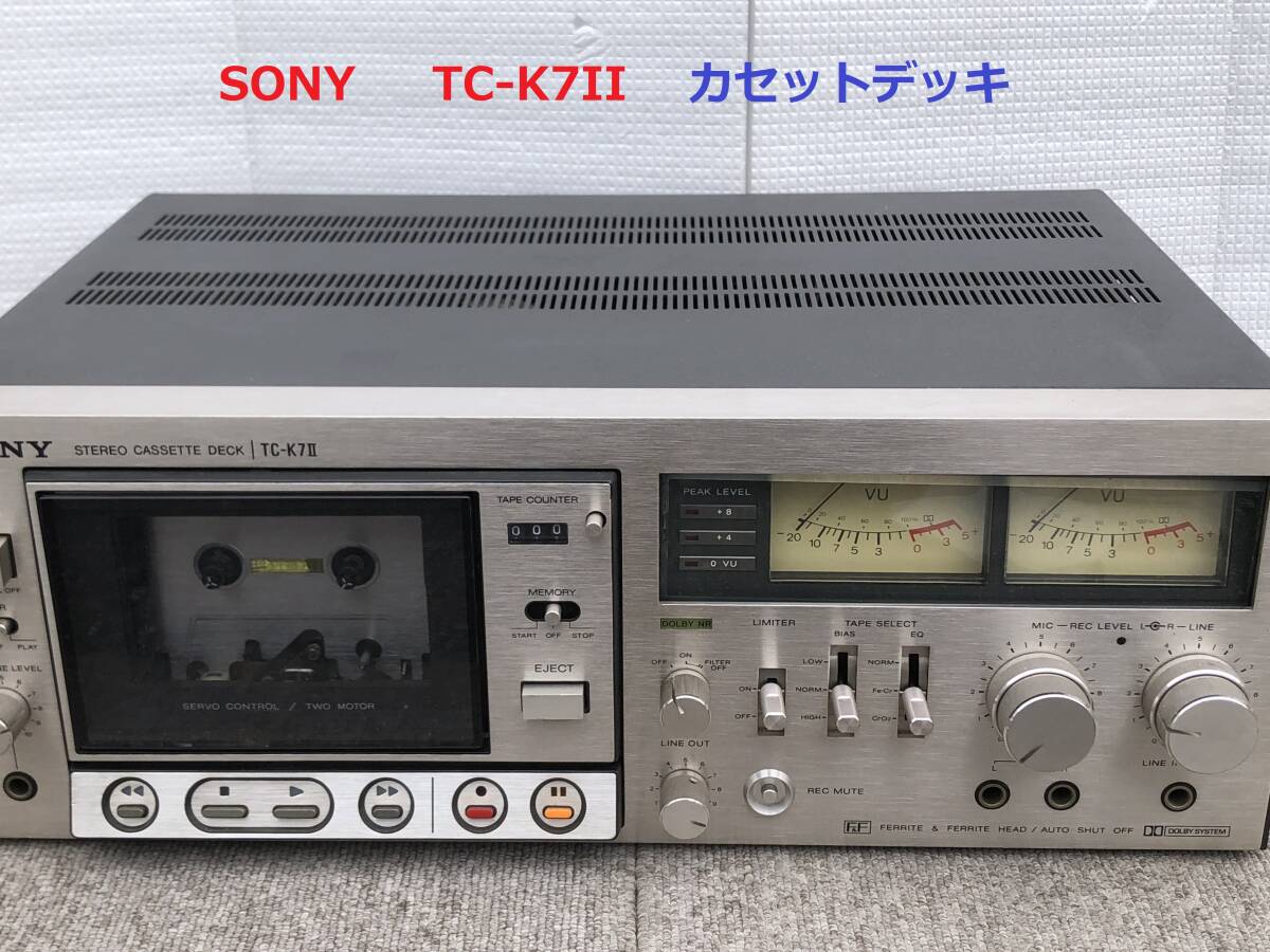 ◆◇SONY  SONY 　　TC-K7II 　 кассетная дека 　 нерабочий товар  ◇◆