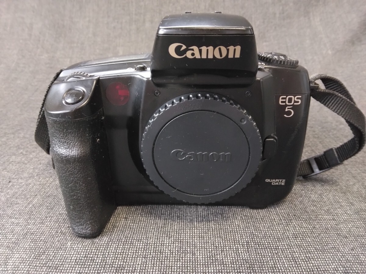 R27s1 【 продаю как нерабочий  】Canon EOS 5 QD  корпус    жидкокристалический  нет   выражение    затвор   нет   реакция    руководство по эксплуатации  включено   пленка 1 однообъективнай зеркальный
