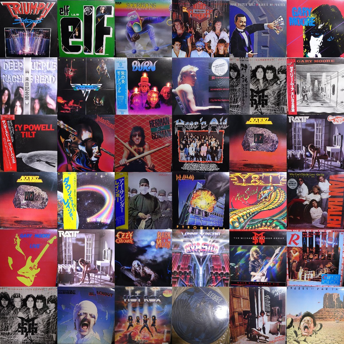 15007873;【 японское издание + импортная пластинка  !... включено ...!】 HR/HM HARDROCK HEAVYMETAL  хард-рок  , Heavy Metal  _58 шт. 1 коробка  комплект  /IRON MAIDEN,DEEP PURPLE  остальное 1