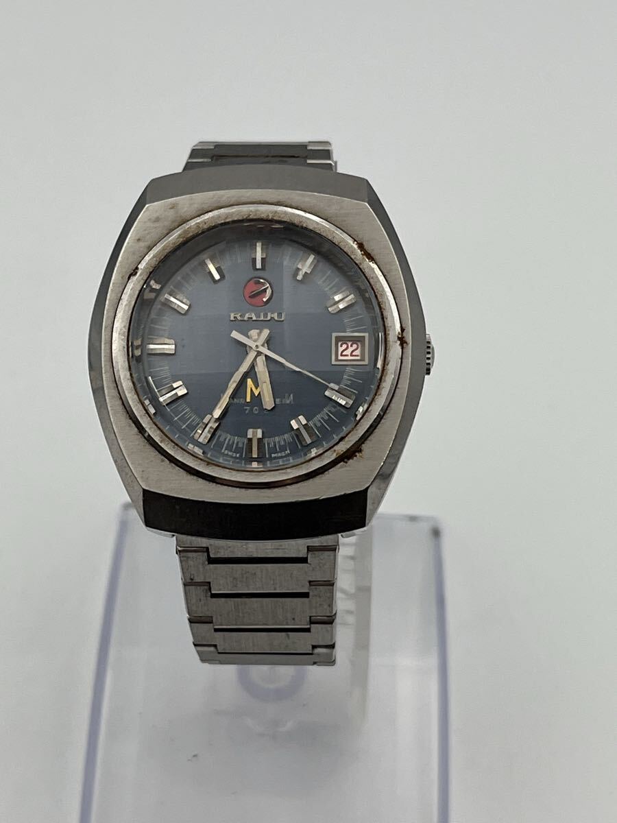 RADO ... MANNHEIM ... 702  день  ...  голубой градация  циферблат  ... стекло   автоматически  скручивание    мужской   наручные часы