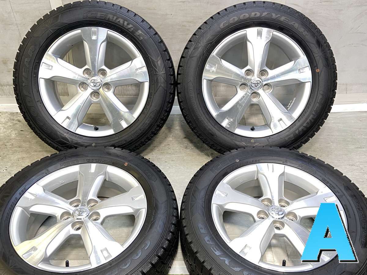 б/у резина   зимняя резина   диск   комплект    4 штуки  комплект   195/65R16  Toyota  оригинальный  16x6.0 39 100-5 отверстие   GOODYEAR   лед   navi  6