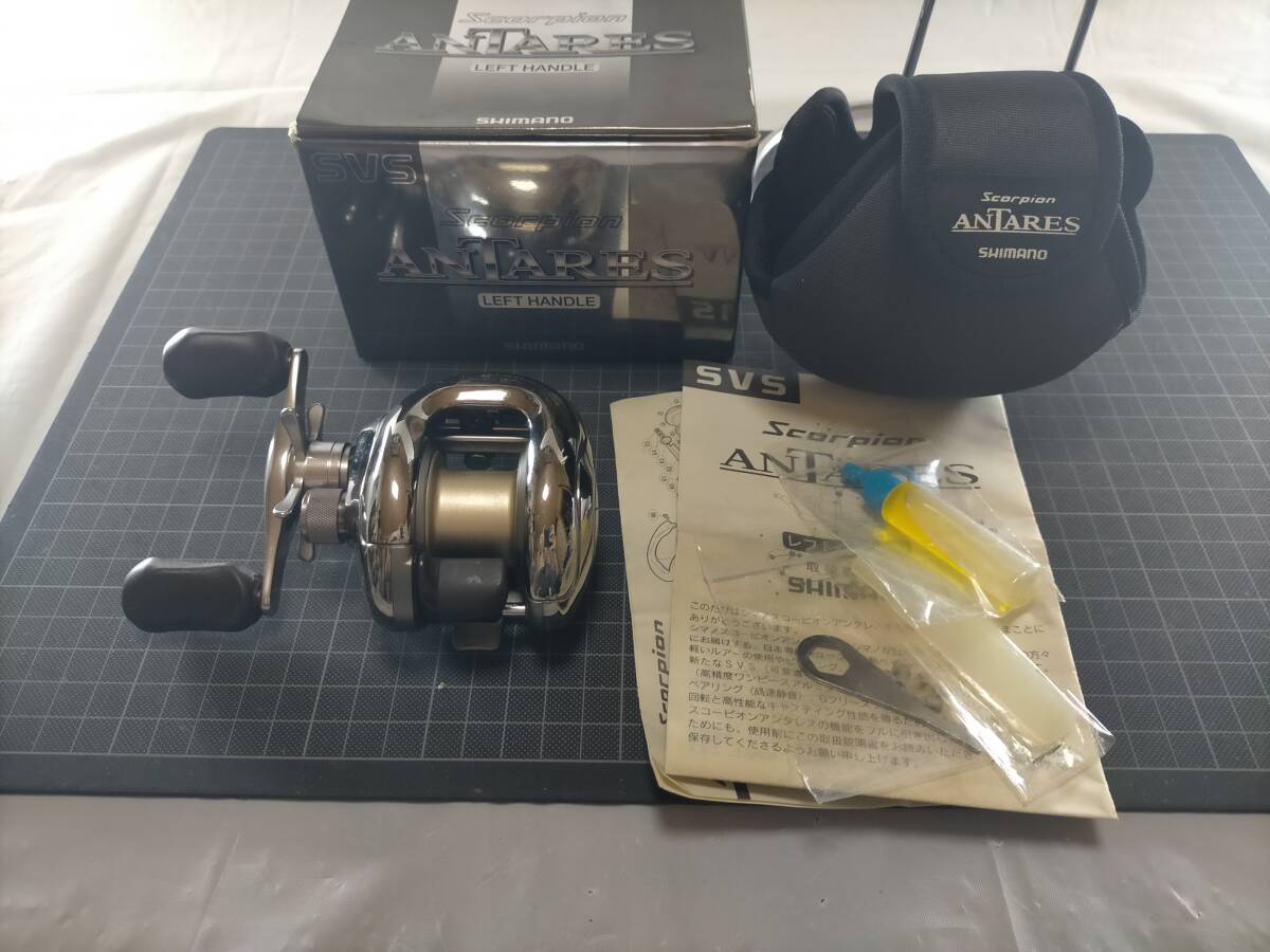 ...【 комплектующие 】  simano  ... ... ...  левый  LEFT  сделано в Японии  ... On  SHIMANO ANTARES RH221 ... катушка  NNR