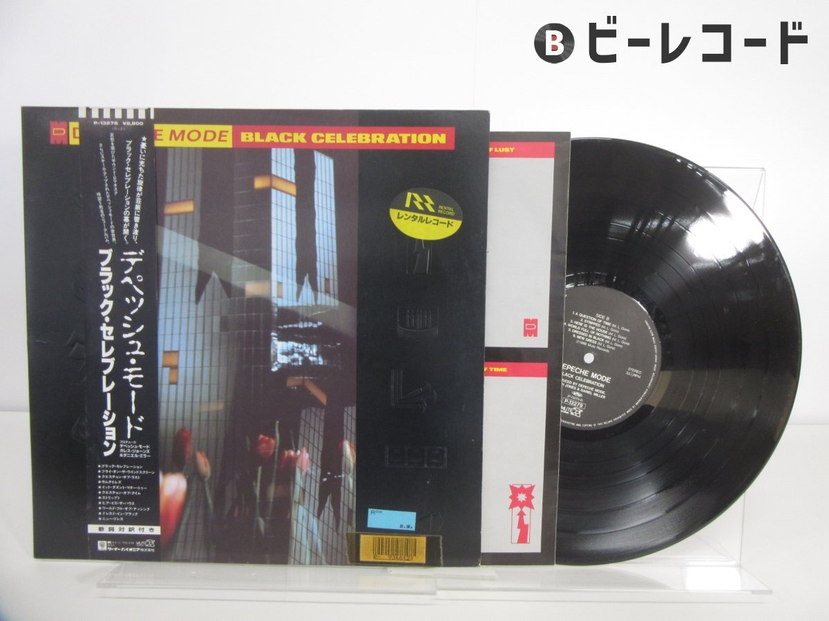 Depeche Mode「Black Celebration」LP（12 дюймов ）/Warner-Pioneer Corporation(P-13279)/ западная музыка　  рок