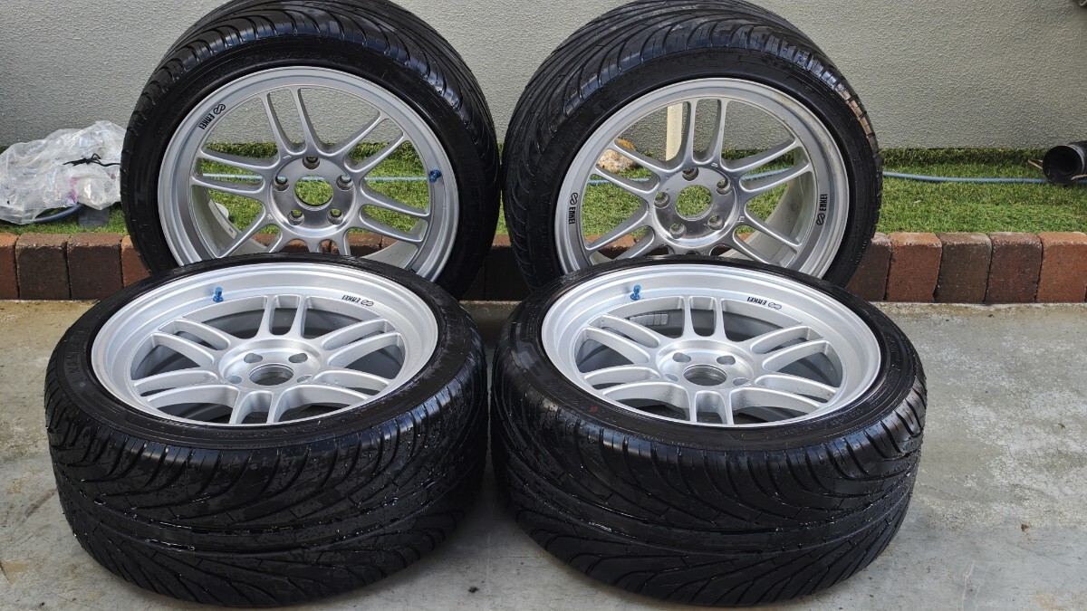 ENKEI RPF1 9.5J 114.3-5H +38   серебристый  / NANKANG NS-2 265/35R18 M+S