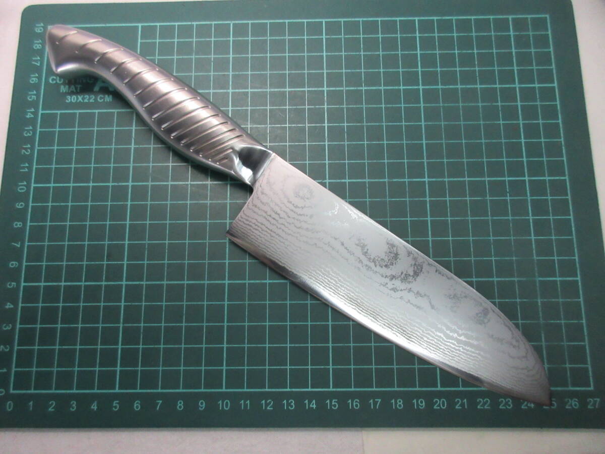 ...＆...　 дополнительные фотографии   есть  　... способ  ...　 Damascus  3... кухонный нож １７ｃｍ　AMWAY QUEEN
